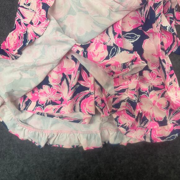 Lilly Pulitzer‎ Rilla Romper Wrap Shorts Size Medium - Picture 6 of 10